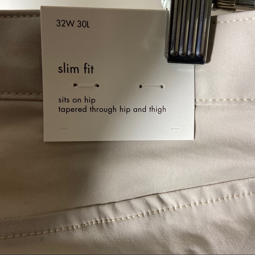Calvin Klein Men Light Gray Men Slim Fit Pants - Picture 4 of 4
